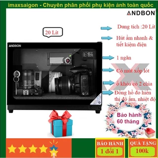 TỦ CHỐNG ẨM ANDBON AB-21C, 20LÍT + QUÀ TẶNG