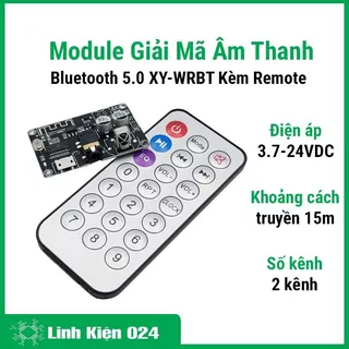 Module giải mã âm thanh Bluetooth 5.0 XY-WRBT kèm Remote