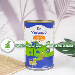 Nước cốt dừa tươi HỮU CƠ Vietcoco 400ml - Date: 11/4/2025 - Nhà hữu cơ