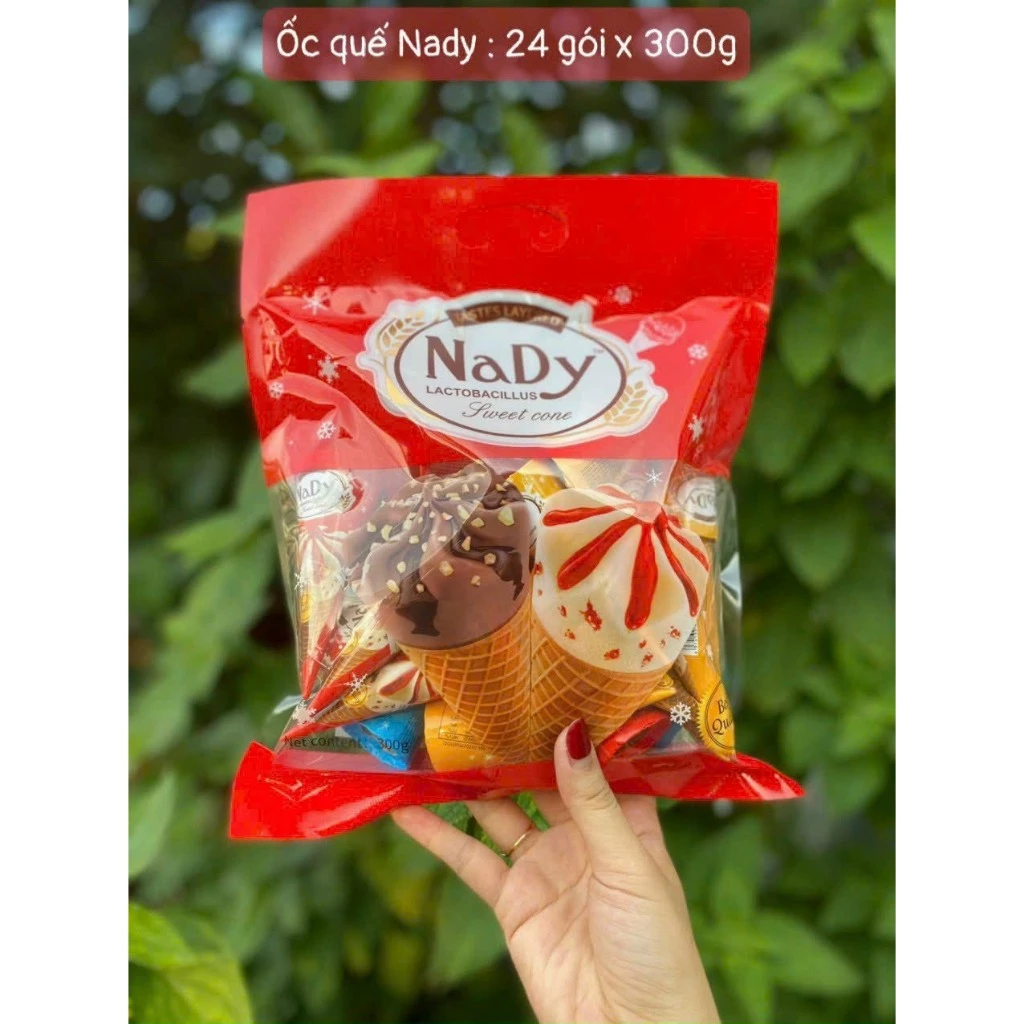 SALE: Bánh ốc quế vani/ socola NADY gói 300gr