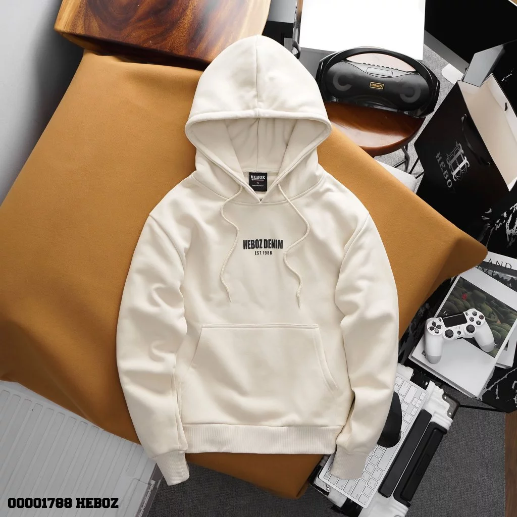 [HẾN STORE MENSWEAR] Áo hoodie nỉ bông Heboz 3M, chất nỉ bông dày dặn giữ ấm tốt - 00001788