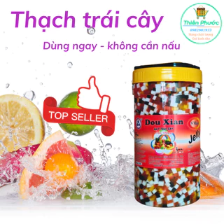 Thạch trái cây 5 màu 2,5kg Dou Xian