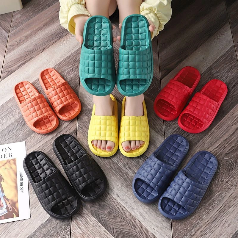 dép mang trong nhà hình ô vuông, Dép Đi Trong Nhà Dép Mang Trong Nhà Dép Lê Xốp Dẻo Siêu Mềm