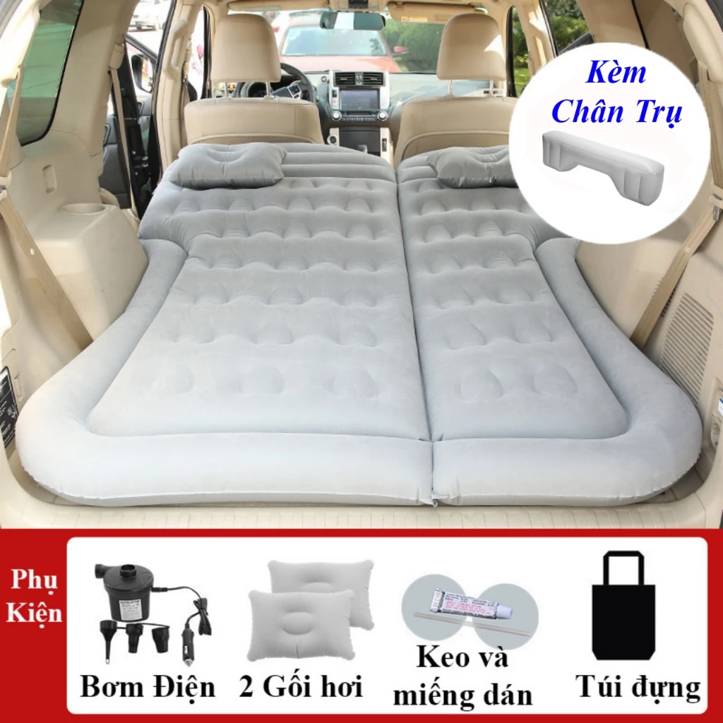 Đệm hơi ô tô dành cho xe 4-5,7 chỗ SUV cao cấp. Nệm hơi, giường hơi ô tô chất liệu cao cấp thêm chân trụ, bơm điện