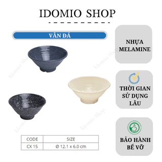 Chén Nhựa Melamine Kiểu Cao Vân Đá