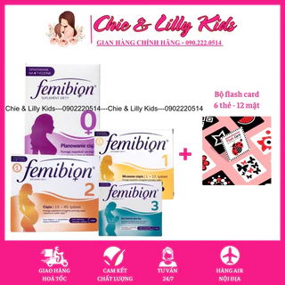 [LANCFFZZ3 giảm 30K] FEMIBION-Vitamin tổng hợp cho bà bầu số 0,1,2,3