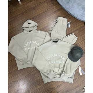 Set bộ - Essentials - FOG Fear of God Dusty Beige SS23