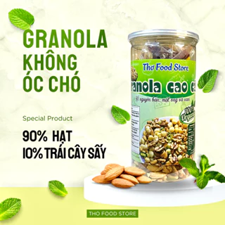 GRANOLA Siêu hạt Siêu macca không Yến mạch không óc chó