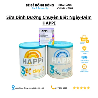 [Bay Air] Sữa Dinh Dưỡng Chuyên Biệt Ngày-Đêm HAPPI Phát Triển Toàn Diện Tăng Đề Kháng Chiều Cao Cân Nặng Úc-Chính Hãng