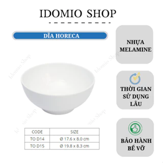 Tô Nhựa Melamine Dùng Nhà Hàng Cao Cấp