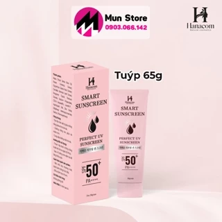 Kem chống nắng SPF50 nâng tone trắng hồng Hanacom 65g