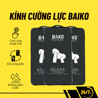 Kính cường lực full màn KingKong Baiko IP 6/7/8/7plus/8plus/xs/xsmax/11/12/13/14/15/pro/plus/promax/max