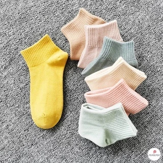 Tất cổ ngắn nam nữ chất liệu cotton dày co giãn bốn chiều, thoáng khí chống hôi chân