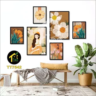 22 Mẫu Tranh treo tường, Tranh Dán Tường kèm sẵn keo decor trang trí phòng ngủ, phòng khách Táo Decor