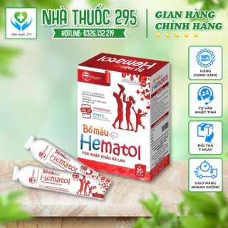 Bổ sung sắt 💥 CHÍNH HÃNG 💥Bổ máu Hematol bổ sung sắt, axit folic cho bà bầu, người thiếu sắt, giảm tình trạng thiếu mau