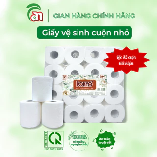 Giấy vệ sinh cuộn nhỏ Ponyo 2 lớp – Giấy vệ sinh cho khách sạn