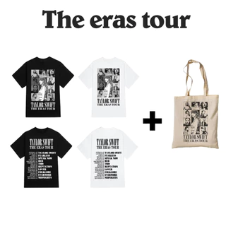 Áo thun unisex nam nữ TAYLOR SWIFT THE ERAS TOUR oversize form rộng 100% cotton 2c 250gsm