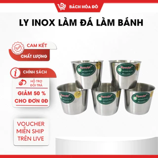 LY INOX làm đá làm bánh , Ly làm đá inox cao cấp đủ size từ 7 cm đến 10cm Bách Hoá Đô