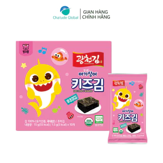Rong biển hữu cơ Pink Fong tách muối nhập khẩu Hàn Quốc, cho bé từ 8 tháng tuổi