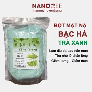 Bột Mặt Nạ Da Mụn: Bạc Hà, Đá Lạnh, Khoáng Lạnh, Vitamin C, Ngũ Hạt Hoa, Hoa Hồng Cánh, Vàng 24k...