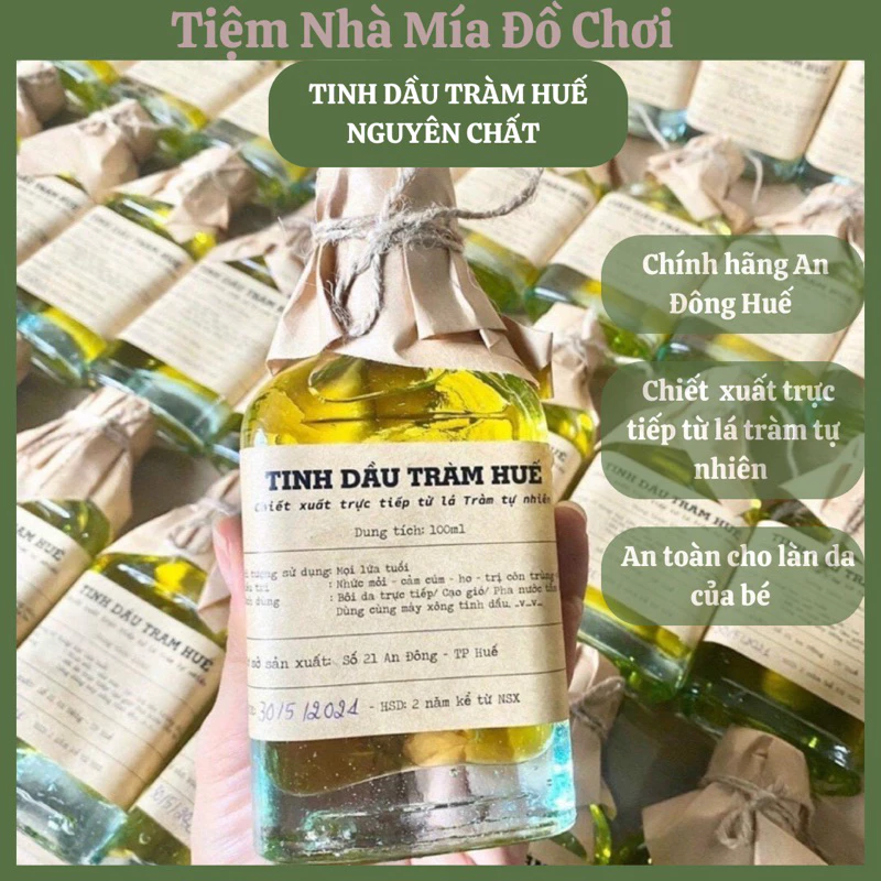 Tinh Dầu Tràm Huế Nguyên Chất Đậm Đặc Chính Hãng An Đông 100ml