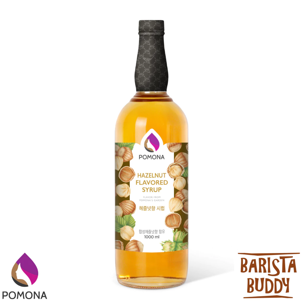 Siro pha chế cà phê Pomona vị hạt phỉ Hazelnut (Nguyên liệu pha chế)