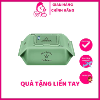 Khăn Ướt Bebeen Original Hàn Quốc Không Mùi 100 Tờ Không Kích Ứng Da,không Chất Bảo Quản,Mềm Mại Làn Da Bé