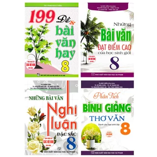 Sách - Combo Những Bài Làm Văn Hay Lớp 8 (Dùng Chung Cho Các Bộ SGK Hiện Hành) (Bộ 4 Cuốn) (HA)