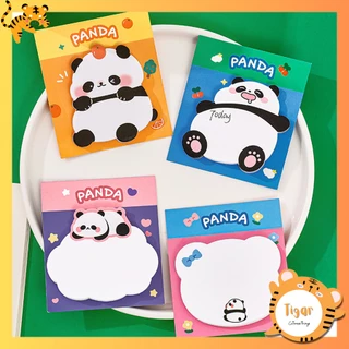 Note ghi chú gấu trúc Panda chó con cute