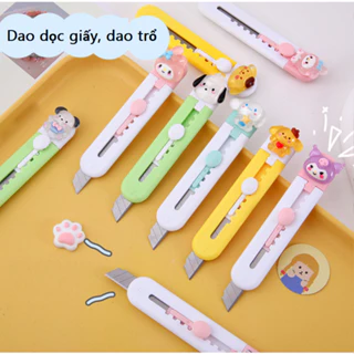 Dao rọc giấy mini charm bóng Sanrio dễ thương