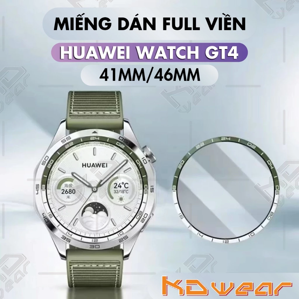 GT4 - Miếng dán full viền màn hình - 41MM/46mm