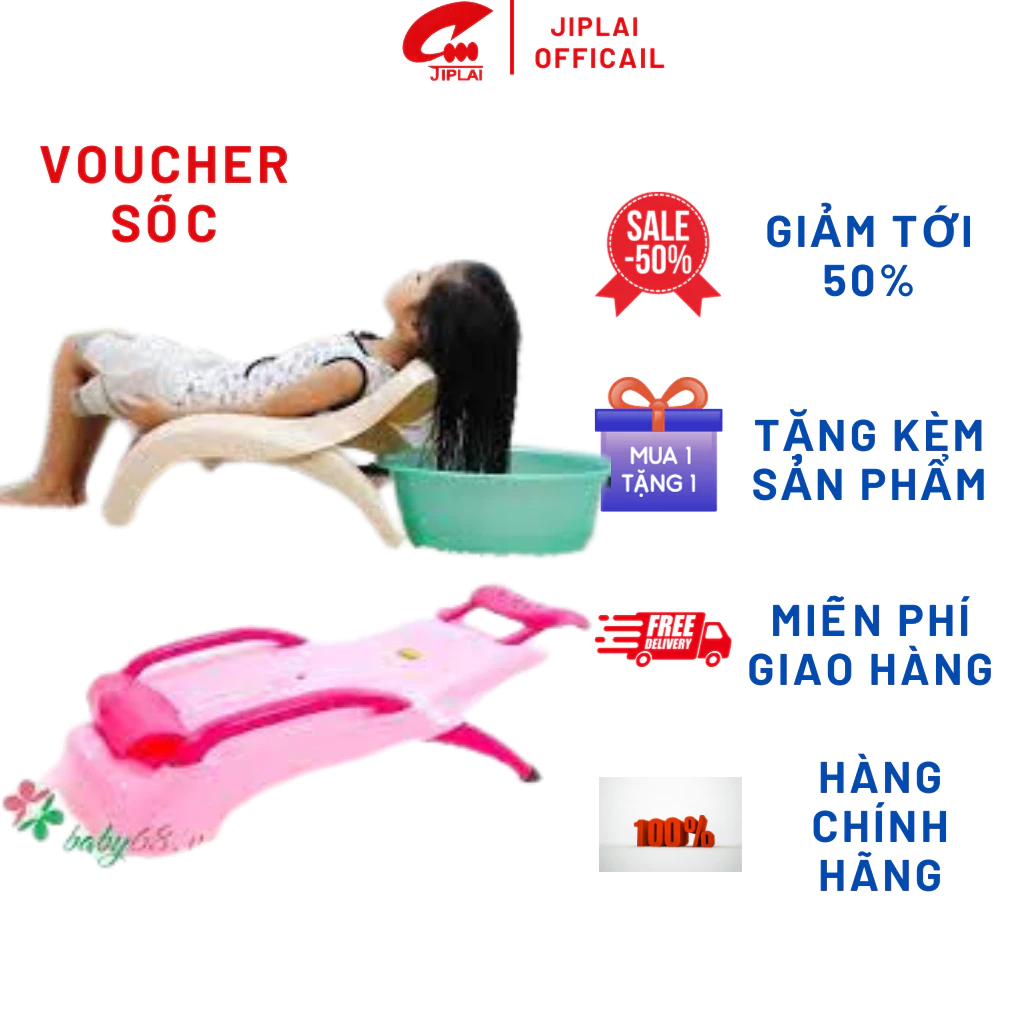 Ghế Gội Đầu Cho Bé Cỡ Đại Việt Nhật, Có Tấm Lót Đỡ Gáy Bé Không Bị Mỏi Cổ