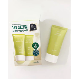 Kem Chống Nắng Goodal Heartleaf Calming Moisture Sun Cream Cho Da Mụn Nhạy Cảm