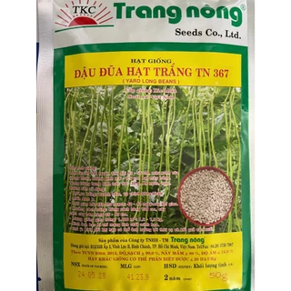 Hạt giống đậu đũa hạt trắng TN 367 Trang Nông gói 50gram