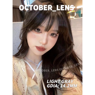 [0-6 ĐỘ] LENS XÁM TỰ NHIÊN LIGHT GRAY GIÃN NHẸ 14.2MM