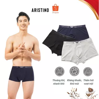 Quần lót nam ARISTINO ABX056 kiểu sịp đùi boxer chất liệu cotton mềm mại thoáng mát chính hãng