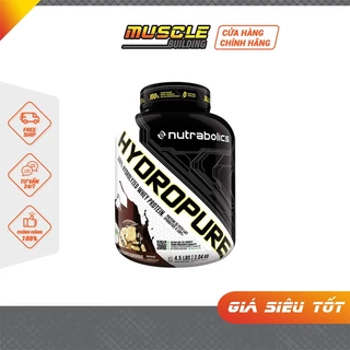 Sữa Tăng Cơ Bắp Nutrabolics Hydropure 4.5lbs (2.04kg) Chính Hãng - Whey Protein Thủy Phân Siêu Tinh Khiết