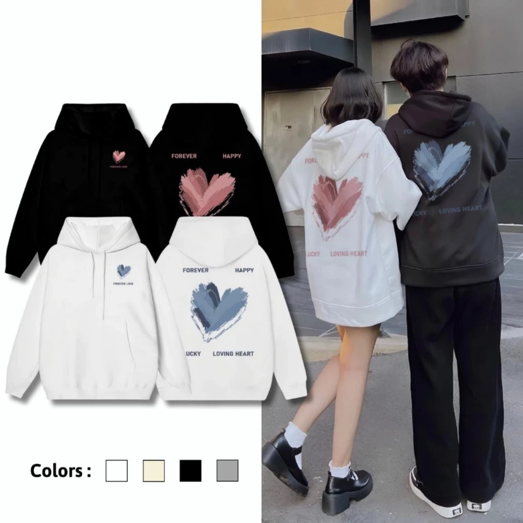 Áo hoodie & sweater chất nỉ bông cao cấp form rộng unisex mặc cực đẹp, mặc áo đôi hoodie & sweater HDT
