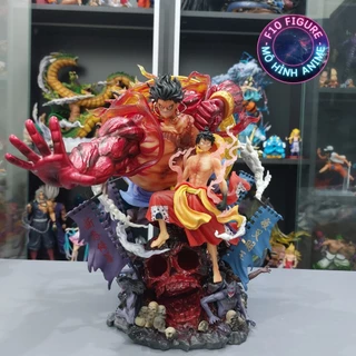 Mô Hình OnePiece Luffy Gear 4 Minh Vương Wano -  Mô hình Luffy Gear 4 Minh Vương  Cao 30Cm- Hàng cao cấp