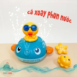 Cá phun nước xoay - Đồ chơi nhà tắm