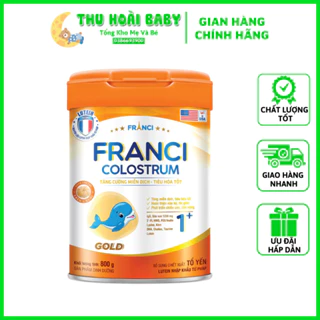 Sữa Franci Colostrum Số 0+ Lon 850g Tăng Cường Hệ Miễn Dịch Tiêu Hóa Tốt