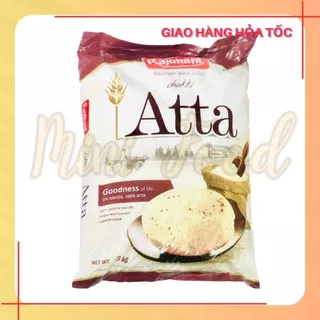 Bột Mì Nguyên Cám Ấn Độ Atta Rajdhani 5kg