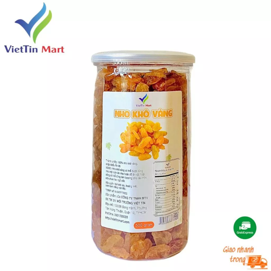 Nho Khô Vàng Viettin Mart 1KG