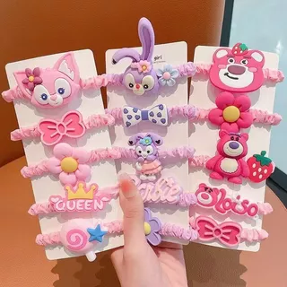 Set 5 chun buộc tóc Lotso đáng yêu BAG U S5CHUNLO248