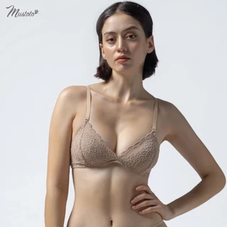 Áo Lót Nữ Mustoto Ren Không Gọng Không Mút Bralette Bra Primrose Thoải Mái (MA13)