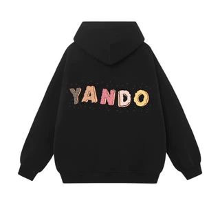 Áo Hoodie Form Rộng YANDO OUTFITS P1025 Nỉ Cotton Biscuit 350GSM Local Brand