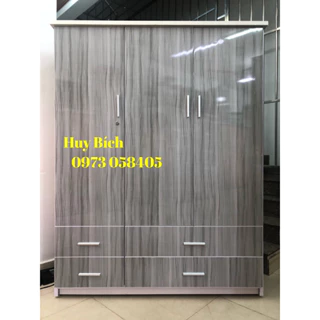 Tủ nhựa quần áo nhựa Đài Loan(1m40x1m80x48) + Lót lõi Gỗ bản lề+ Freeship Tphcm