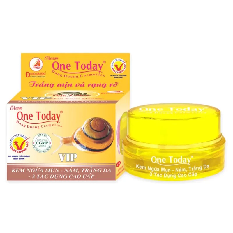 [Sẵn Hàng] Kem Ngừa Mụn - Nám - Trắng Da 3 Tác Dụng One Today 15g