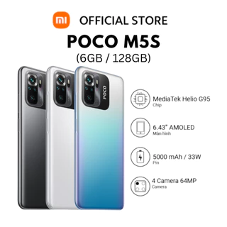 Điện thoại Xiaomi POCO M5s Màn hình AMOLED | MediaTek Helio G95 | Sạc nhanh 33W