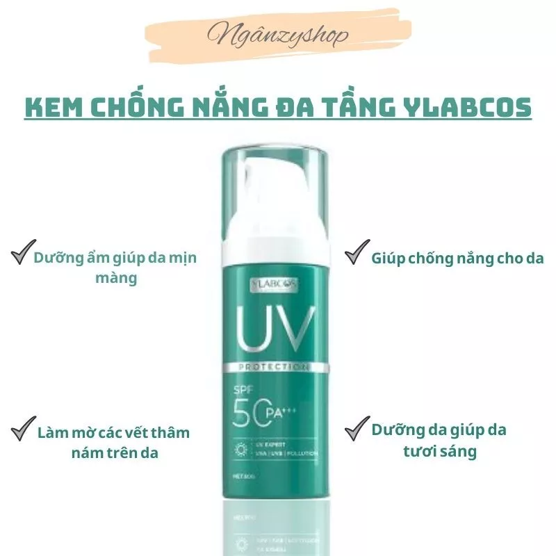 Kem Chống Nắng, Chống Nắng Đa Tầng UV Protection Ylabcos